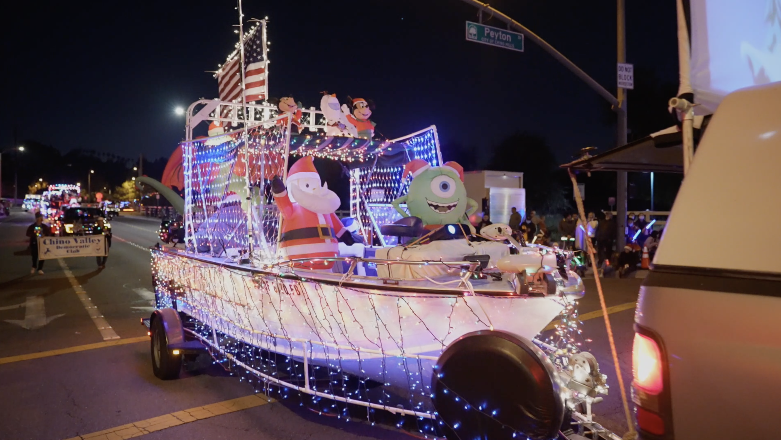 Decorated Boat Parade Entry