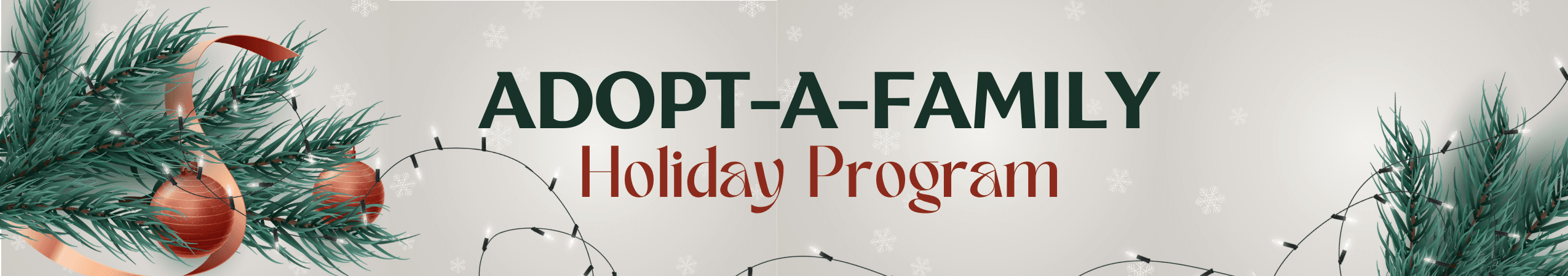 Adopt A Family Banner