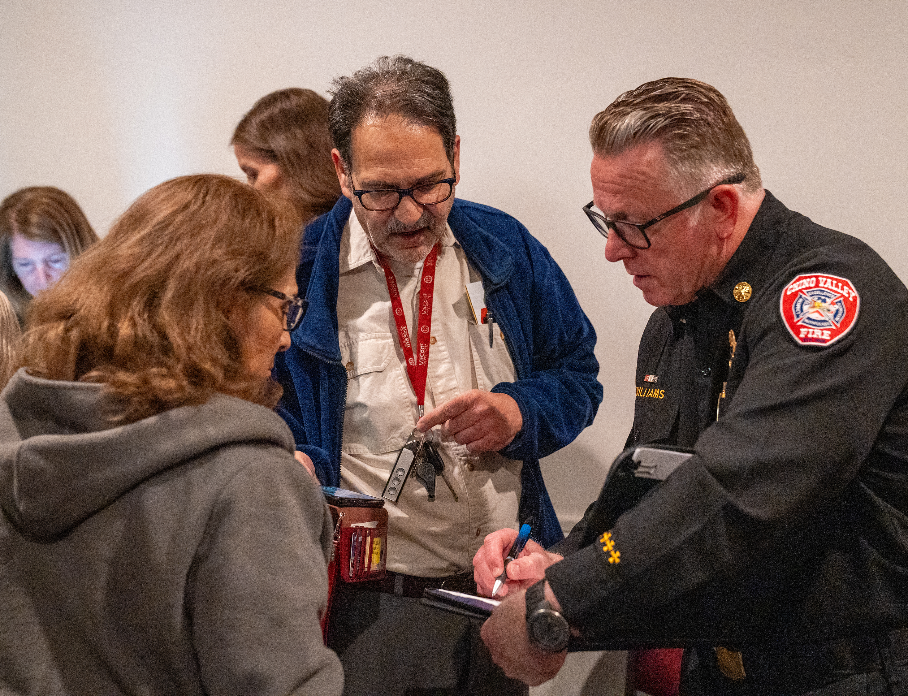 Fire Chief Williams Speaks to Residents