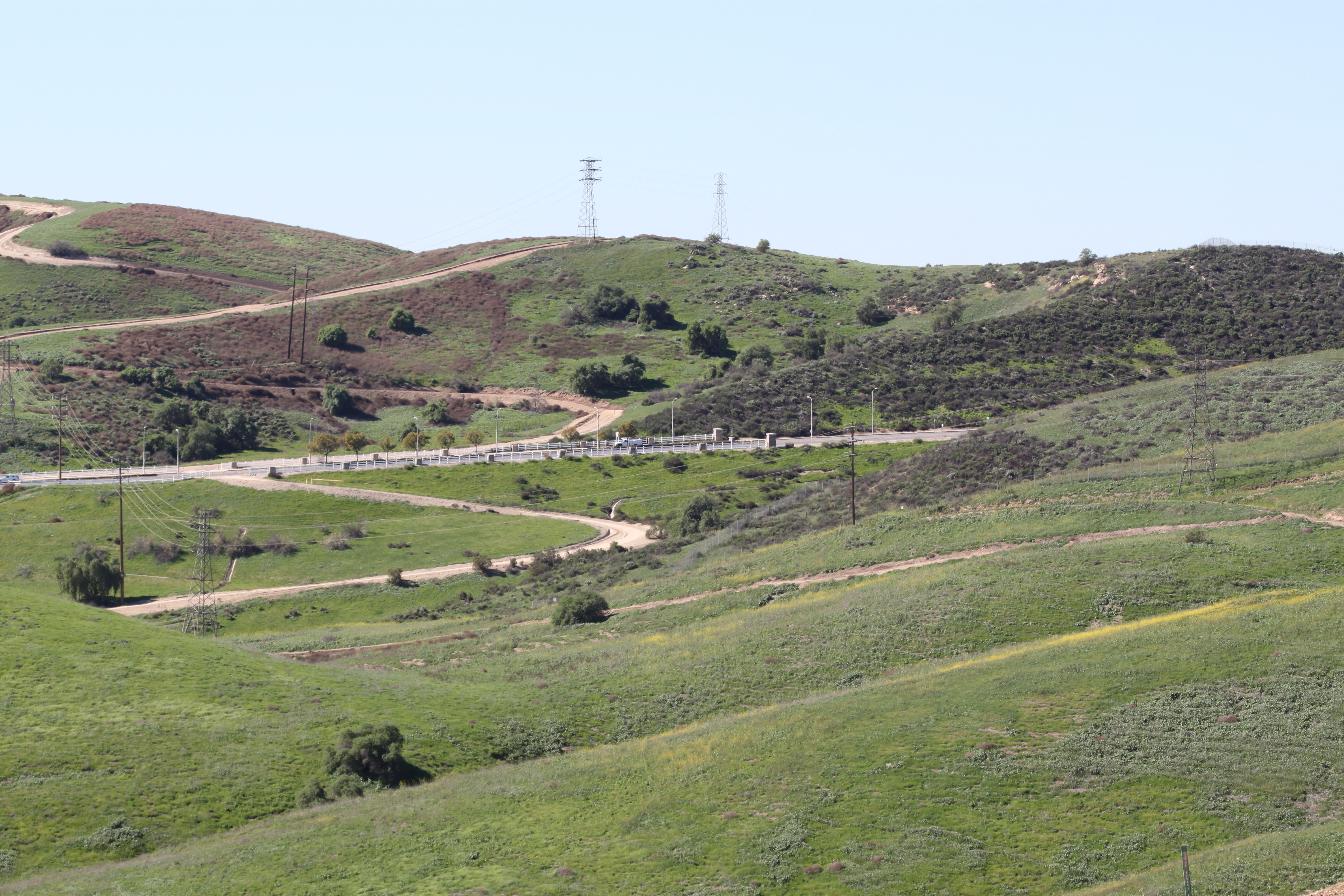 VIew from a La Sierra Trail Vista